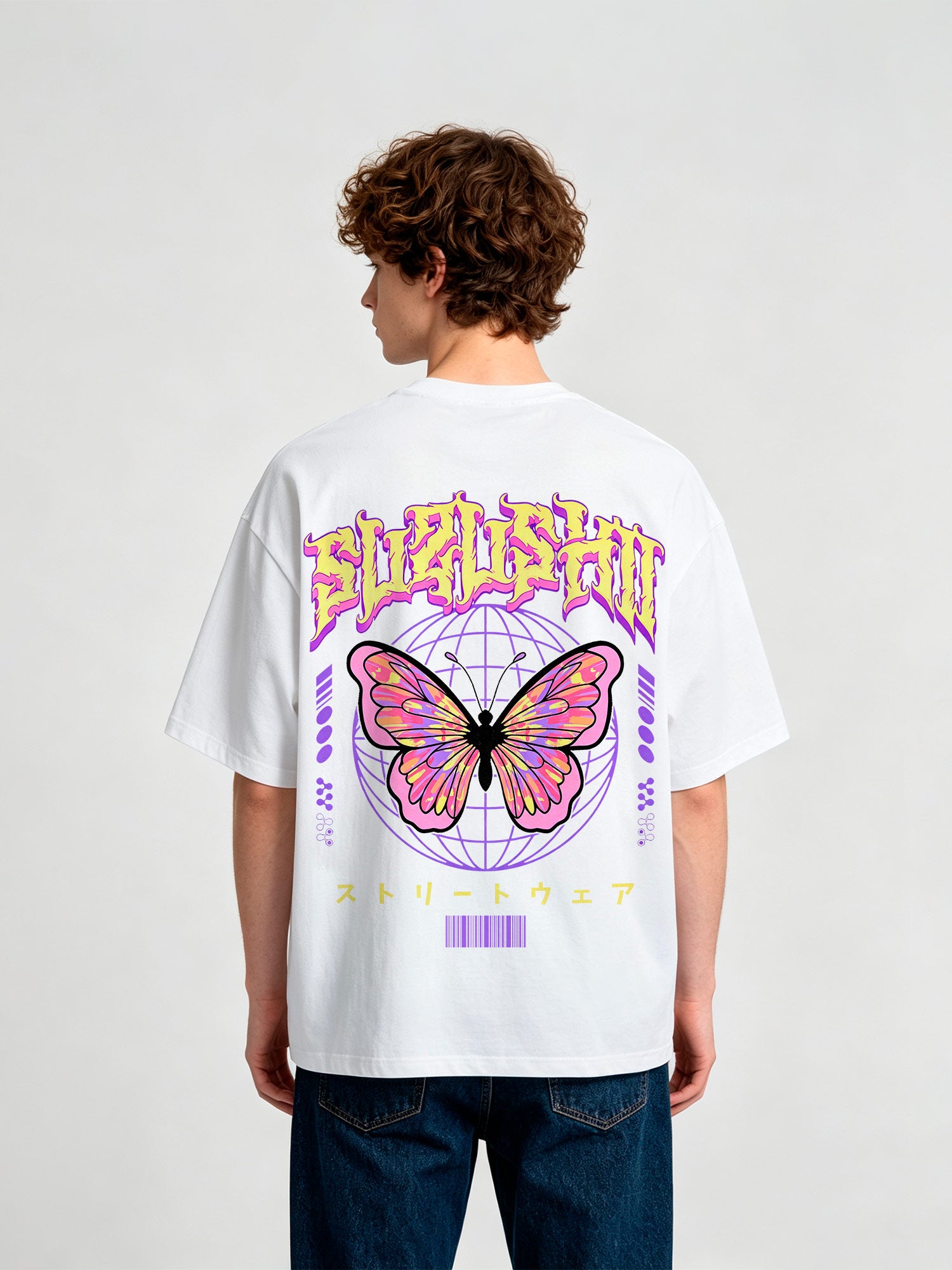 Pastel Butterfly Globe T-Shirt