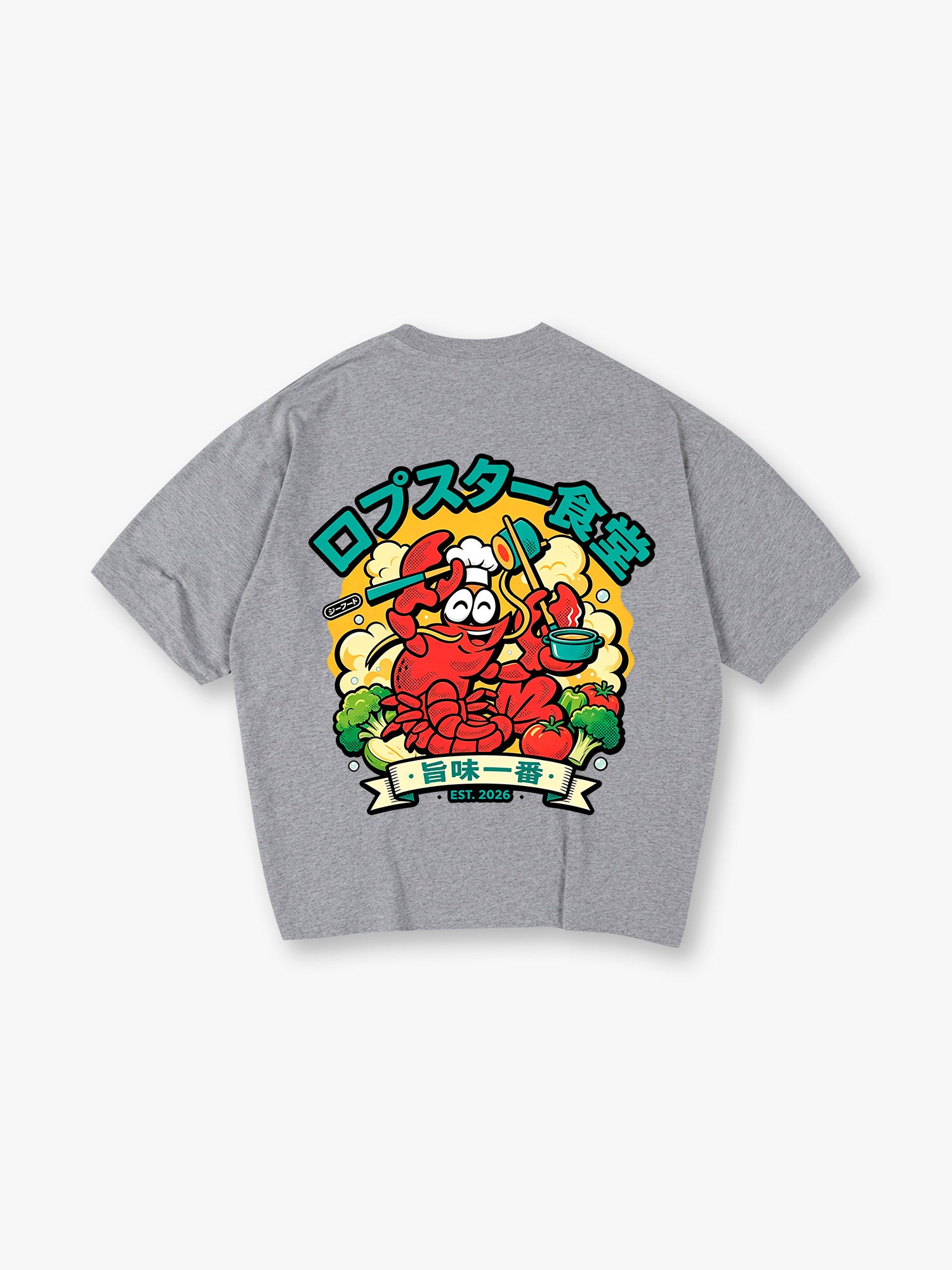 Cartoon Lobster Chef T-Shirt
