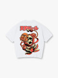 Tengu Daruma Skull Lotus T-Shirt