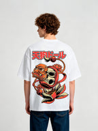 Tengu Daruma Skull Lotus T-Shirt