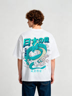 Blue Dragon Sakura  T‑Shirt