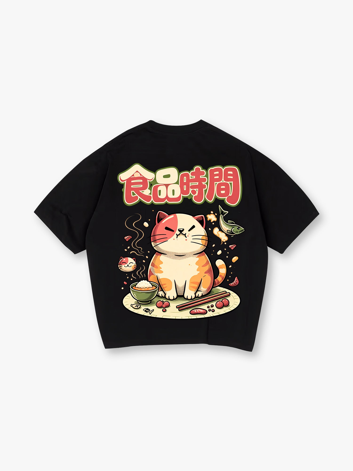 Food Time Cat T‑Shirt