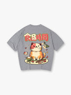 Food Time Cat T‑Shirt
