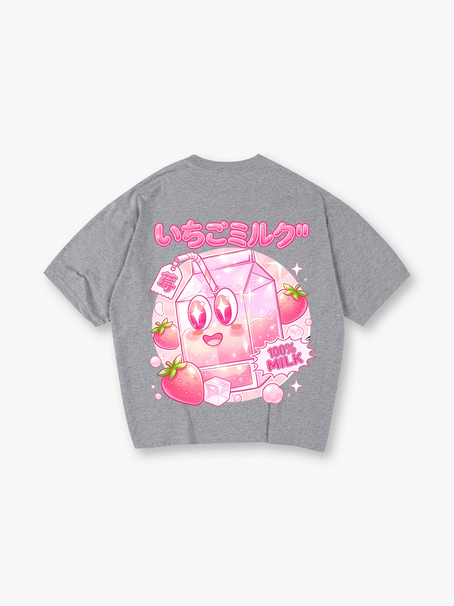 Kawaii Strawberry Milk T‑Shirt