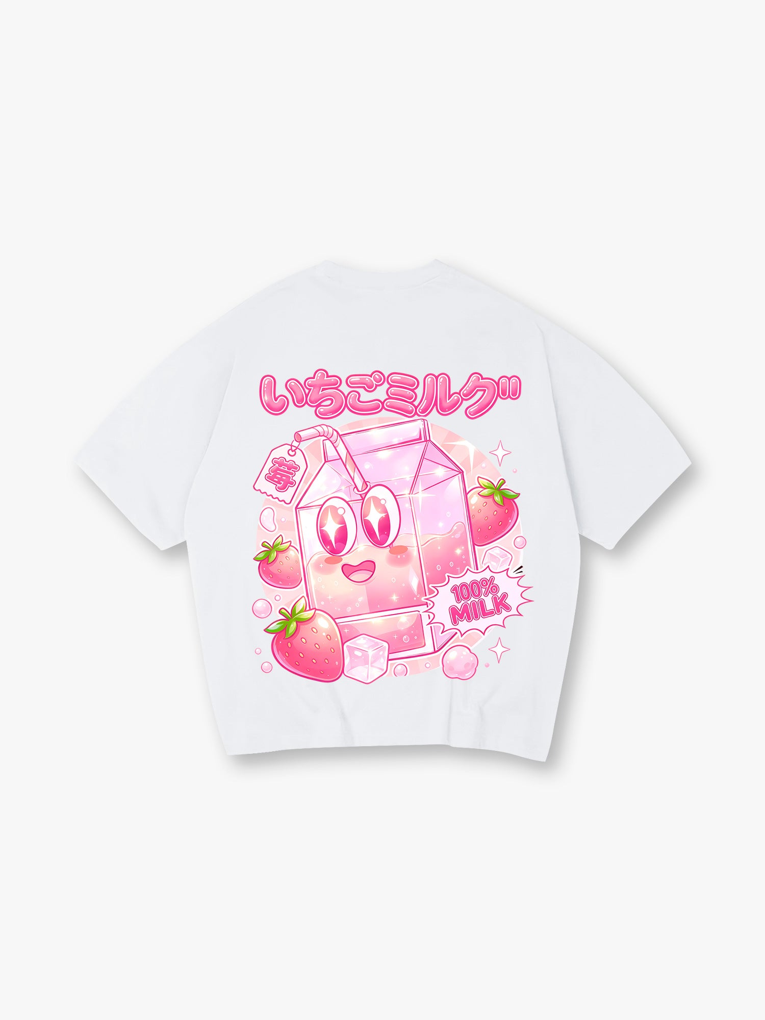 Kawaii Strawberry Milk T‑Shirt