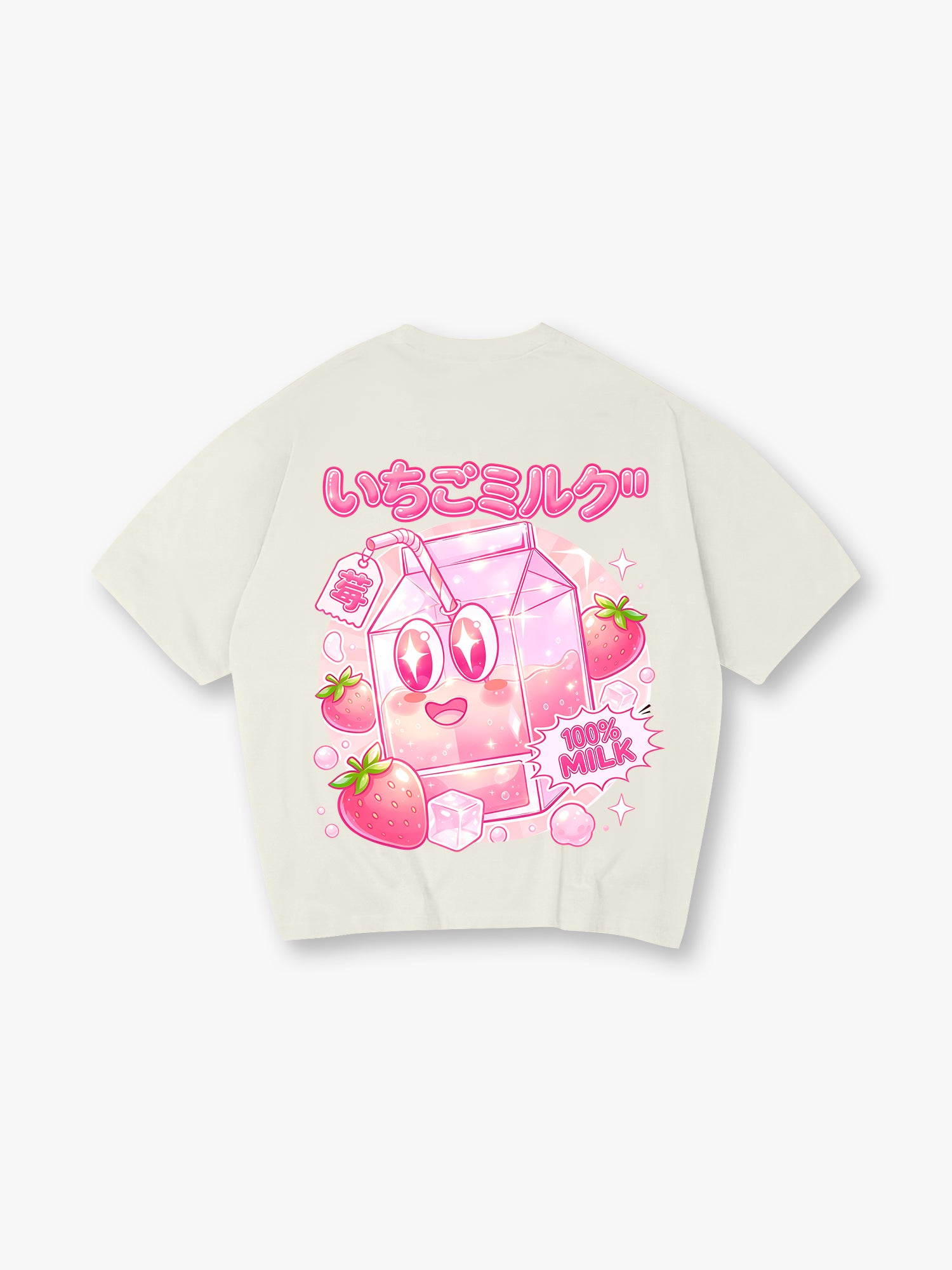 Kawaii Strawberry Milk T‑Shirt