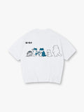 Walking Cats Line T‑Shirt