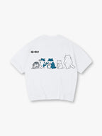 Walking Cats Line T‑Shirt