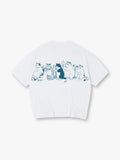 Barber Shop Cats Line T‑Shirt