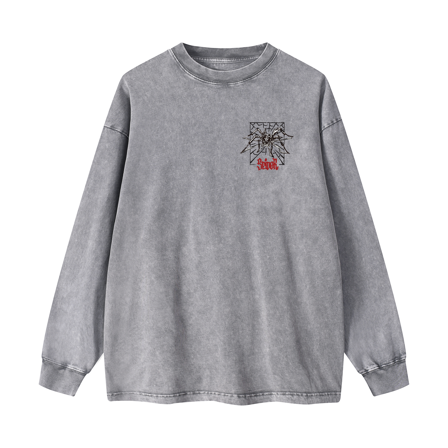 Snowflake Print Crewneck Sweatshirt WYYL-03