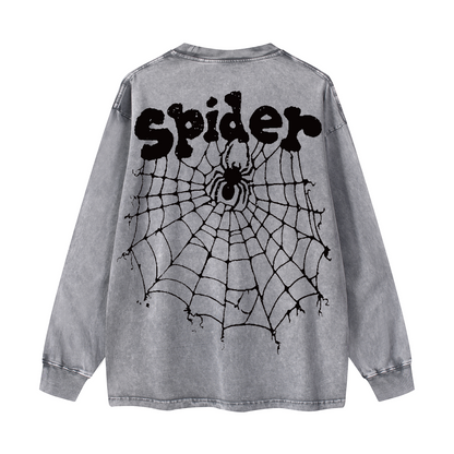 Snowflake Print Crewneck Sweatshirt WYYL-03