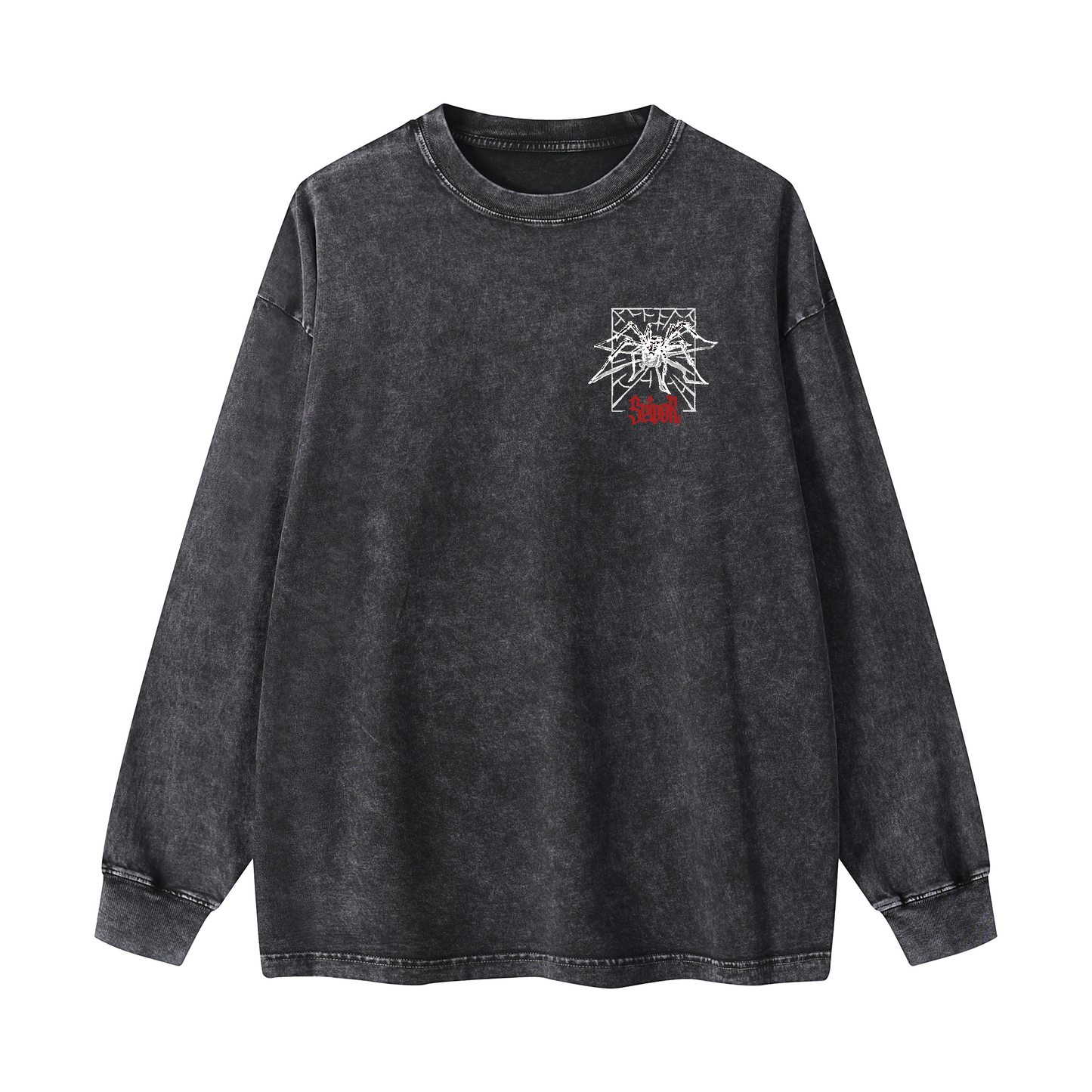 Snowflake Print Crewneck Sweatshirt WYYL-03