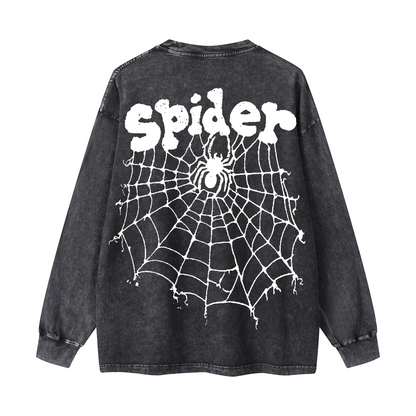 Snowflake Print Crewneck Sweatshirt WYYL-03