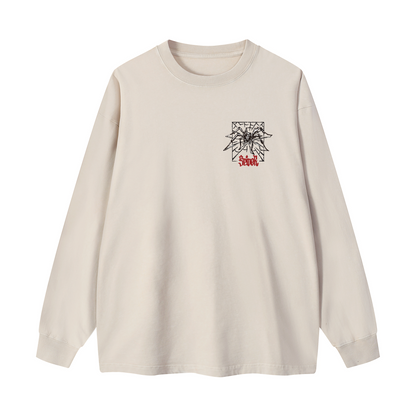 Snowflake Print Crewneck Sweatshirt WYYL-03