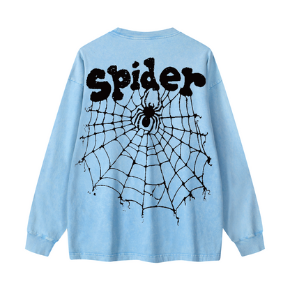 Snowflake Print Crewneck Sweatshirt WYYL-03