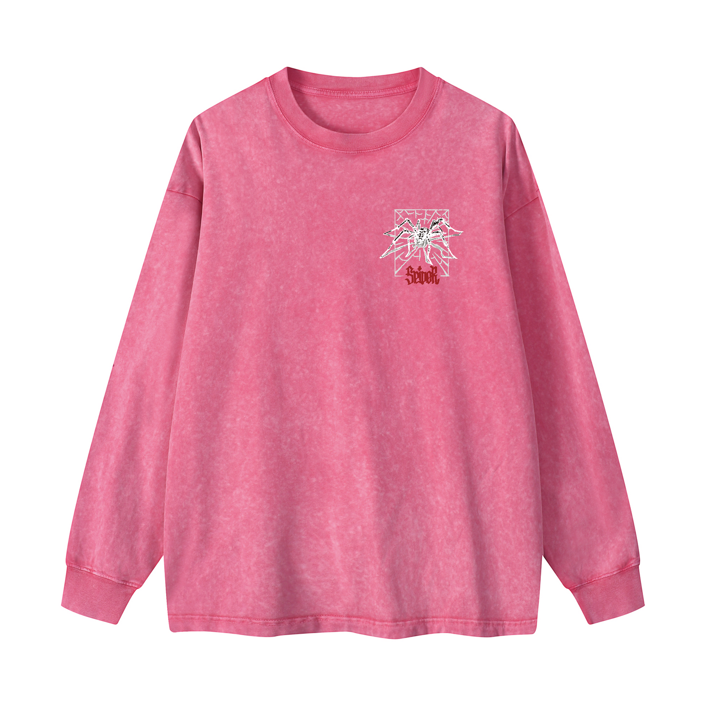 Snowflake Print Crewneck Sweatshirt WYYL-03