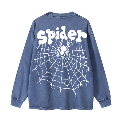 Snowflake Print Crewneck Sweatshirt WYYL-03