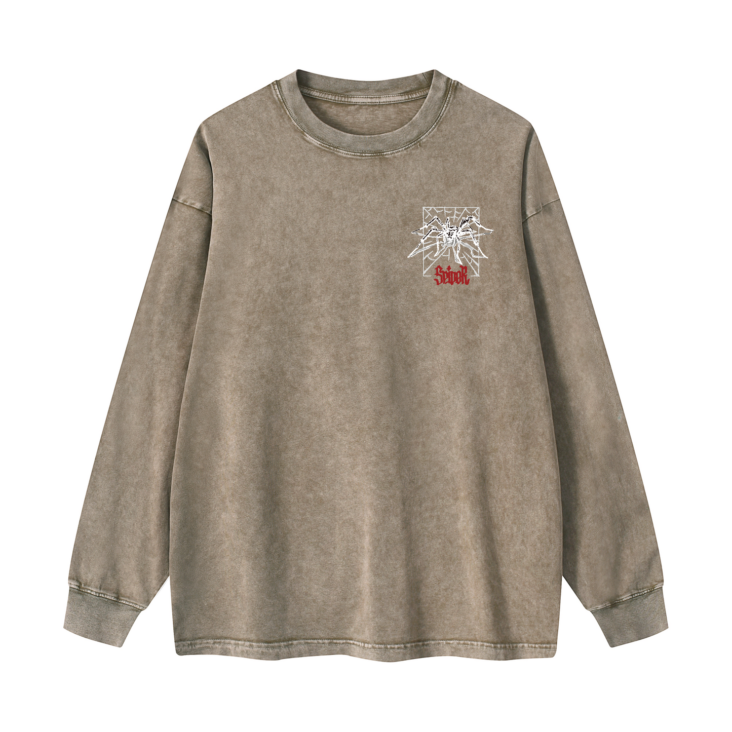 Snowflake Print Crewneck Sweatshirt WYYL-03
