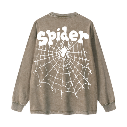 Snowflake Print Crewneck Sweatshirt WYYL-03