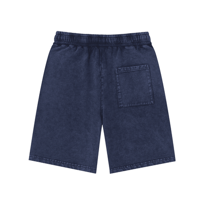 Boxing Kangaroo  Snow-Washed Shorts L-5544