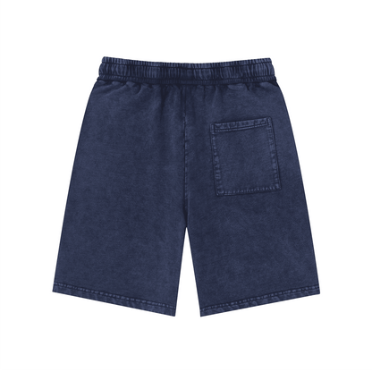 Love Cattle AND Care Goat  Snow-Washed Shorts L-5544