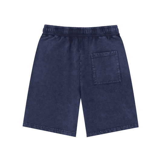 Love Cattle AND Care Goat  Snow-Washed Shorts L-5544