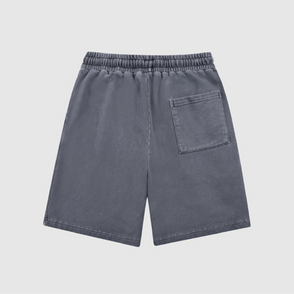 Love Cattle AND Care Goat  Snow-Washed Shorts L-5544