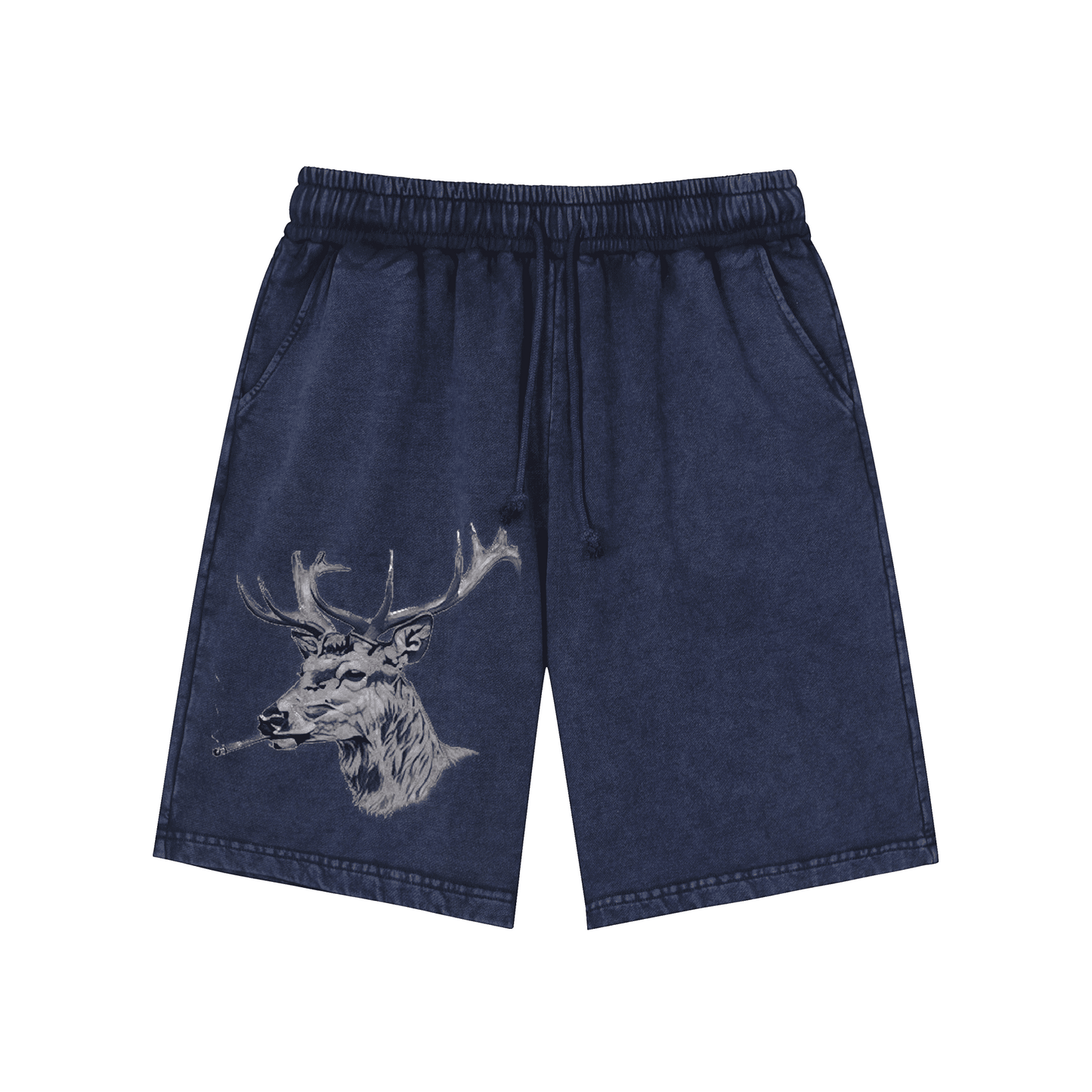 The Smoking Deer Snow-Washed Shorts L-5544