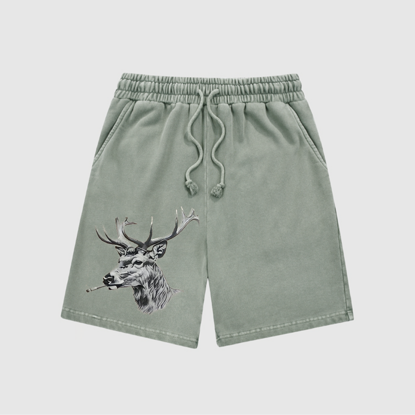 The Smoking Deer Snow-Washed Shorts L-5544